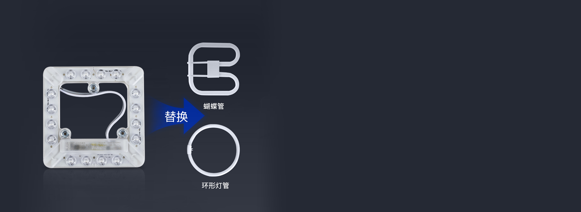 輕松替換傳統熒光燈 12W產品可以替代...
